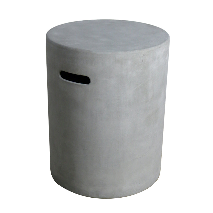 Round Tank Cover -20.0''H 
- Light Gray