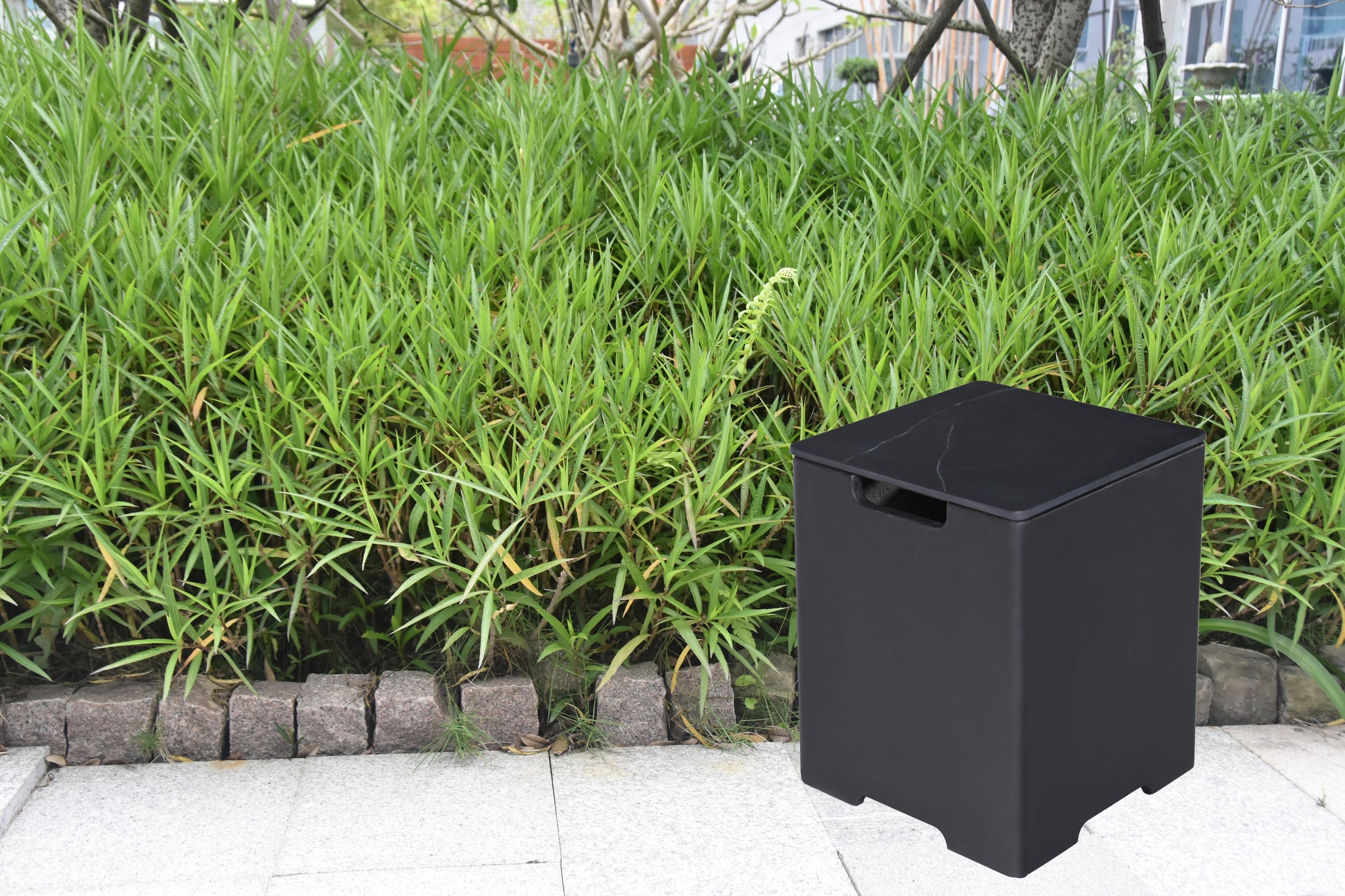 Square Tank Cover 15.9x15.9x20” - Bulgaria Black