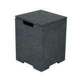Square Tank Cover 15.9x15.9x25.4” - Slate Black