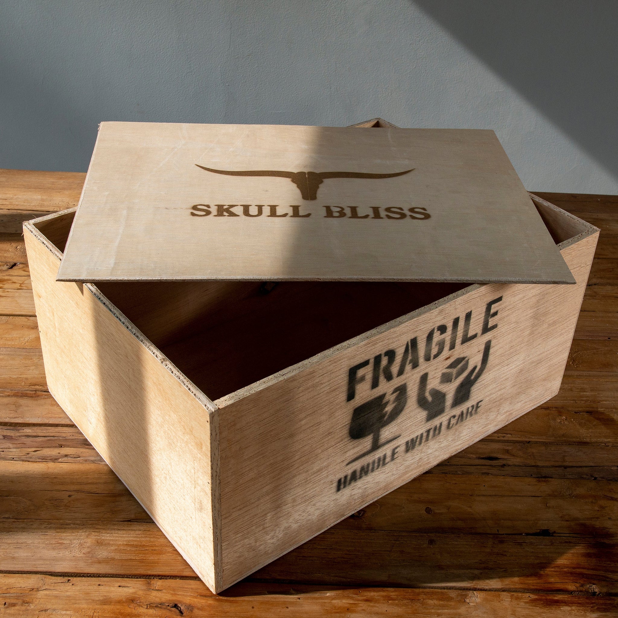 Buffalo Skull - Antique Bronze Storm // Metallic Finish