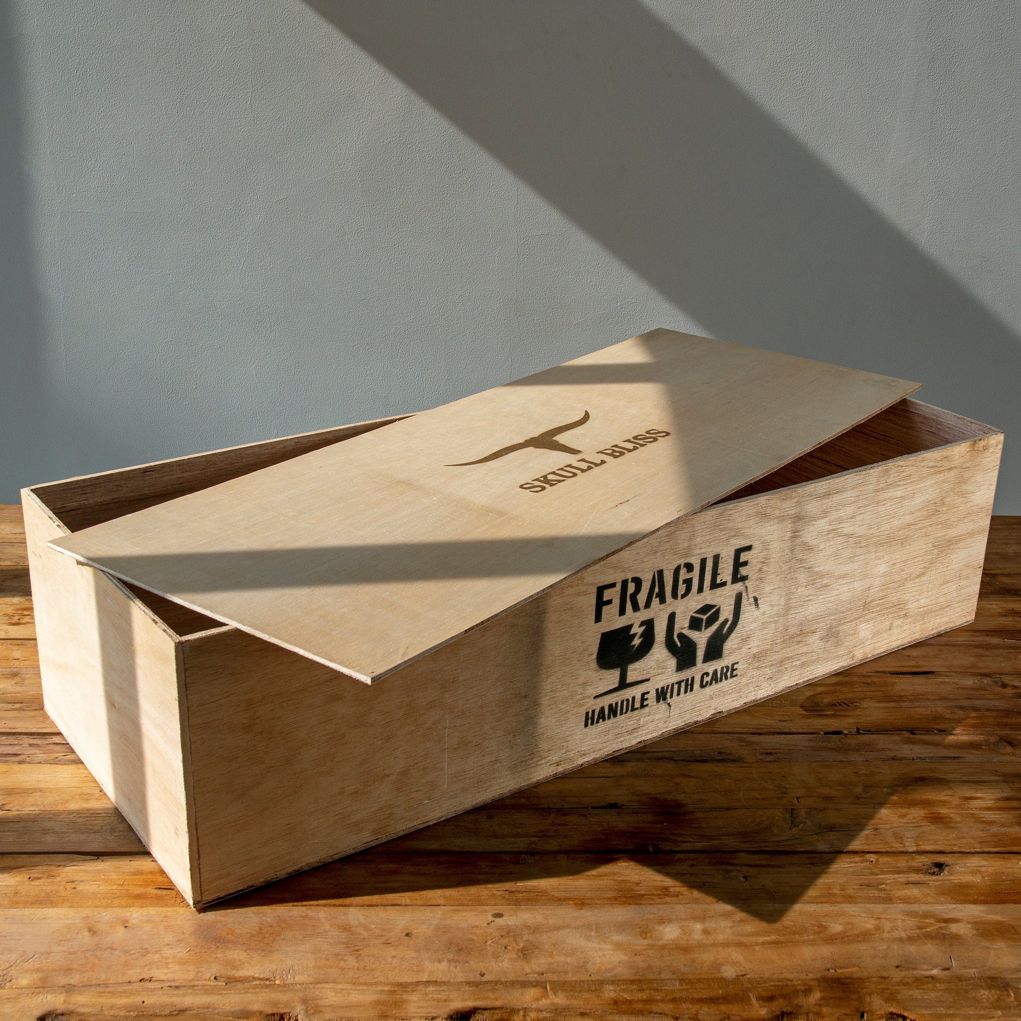 Hand Carved Longhorn Skull // XL Horns - Black Mandala