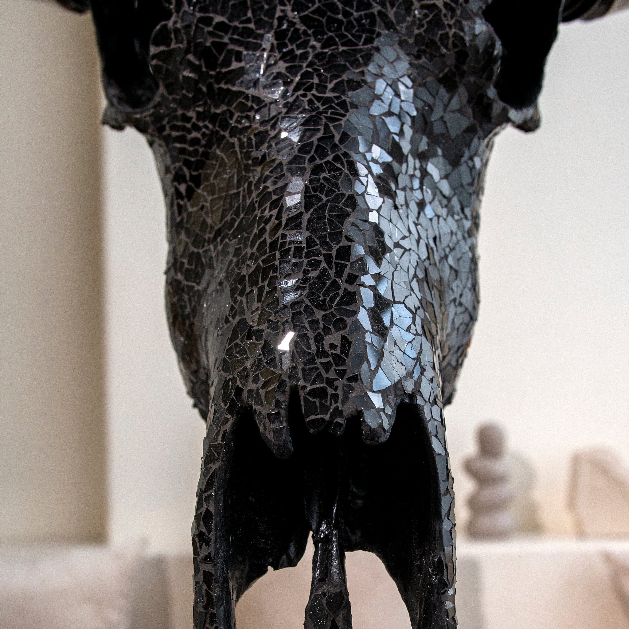 Ram Skull - Black Mirror // Mosaic Finish