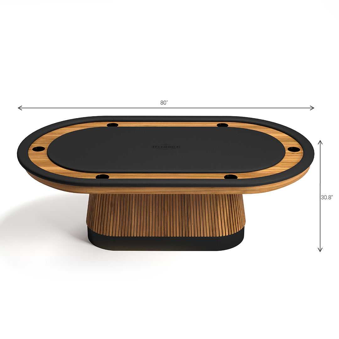 PRO84TXTBL - Prohibition Texas Hold'em Poker Table