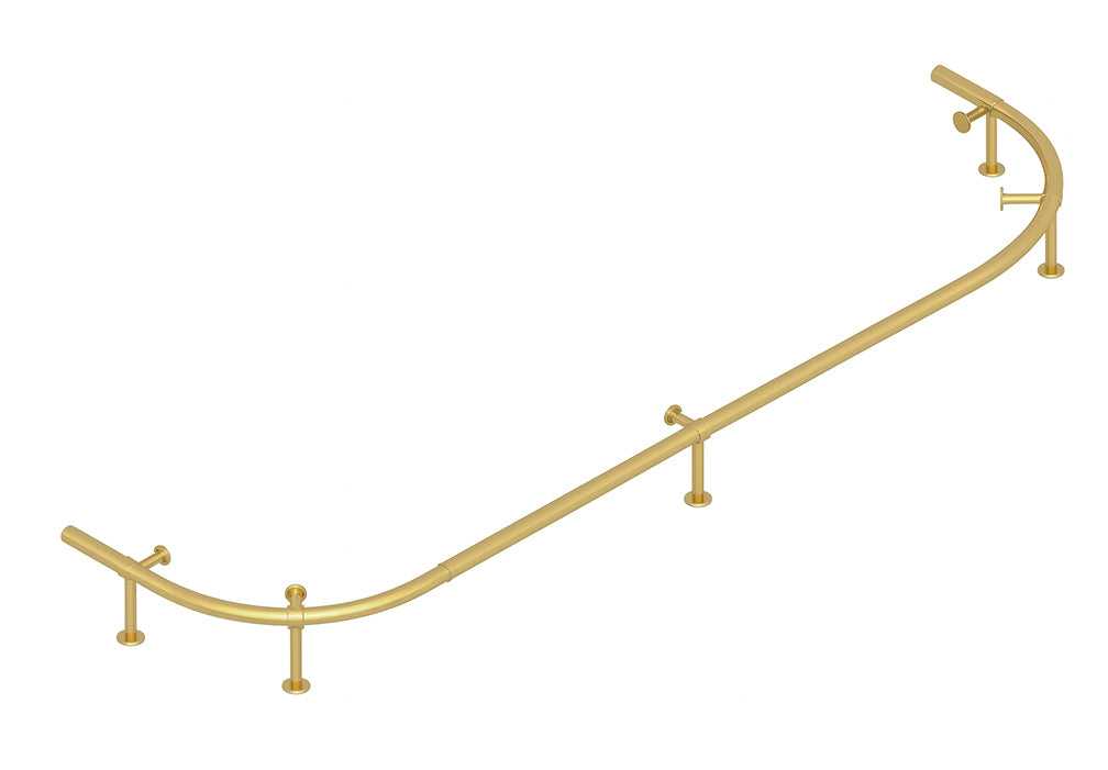 PRO84FOOTRAIL - Foot Rail for Prohibition 84" Cocktail Bar.