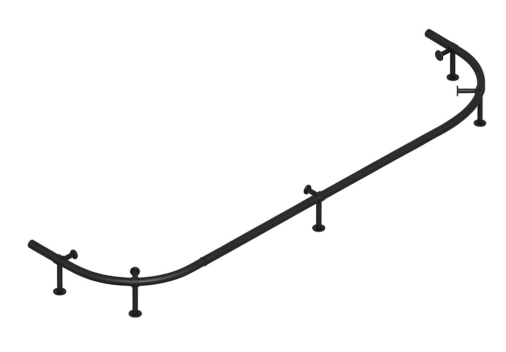 PRO84FOOTRAIL - Foot Rail for Prohibition 84" Cocktail Bar.