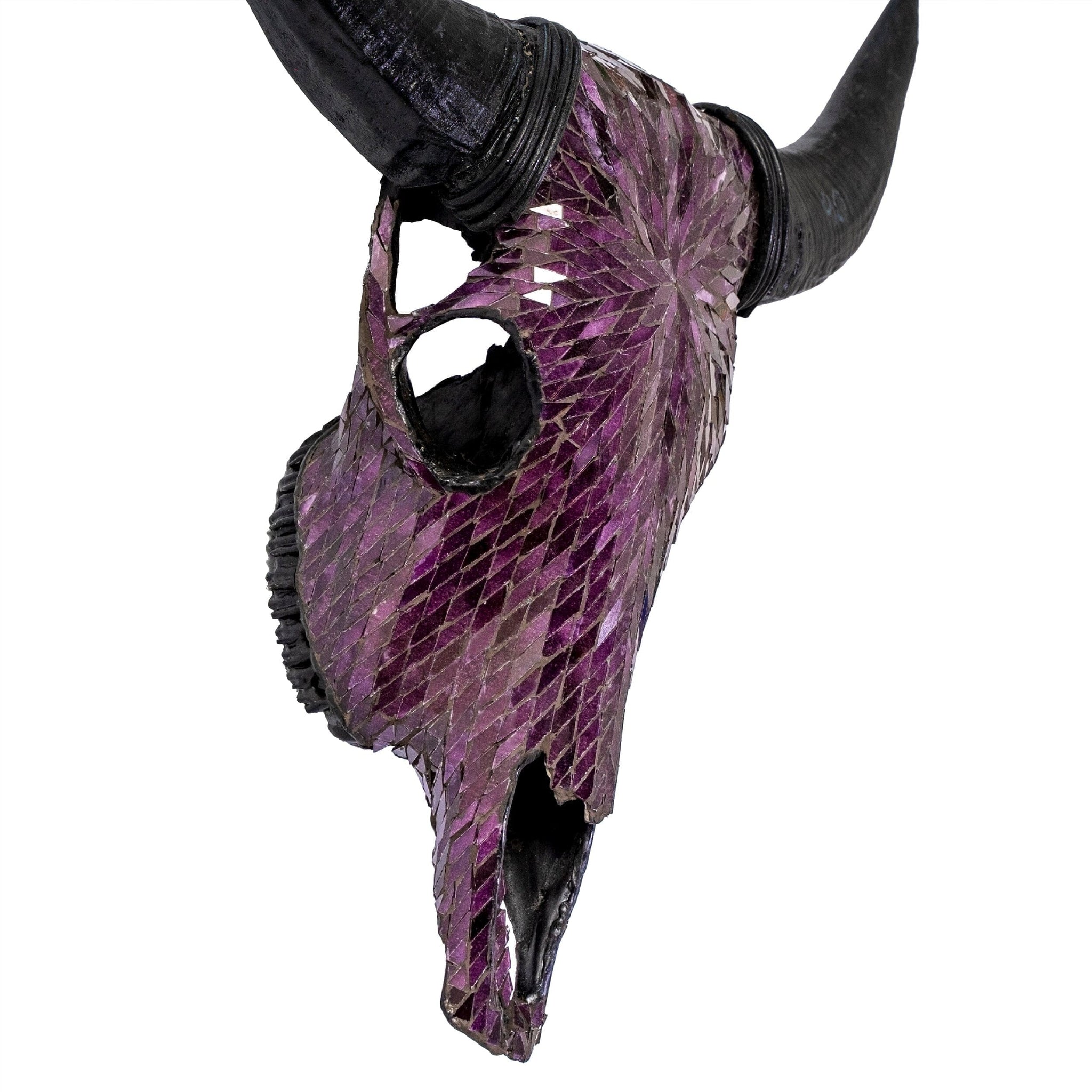 Cow Skull - Purple Mirror // Mosaic Finish