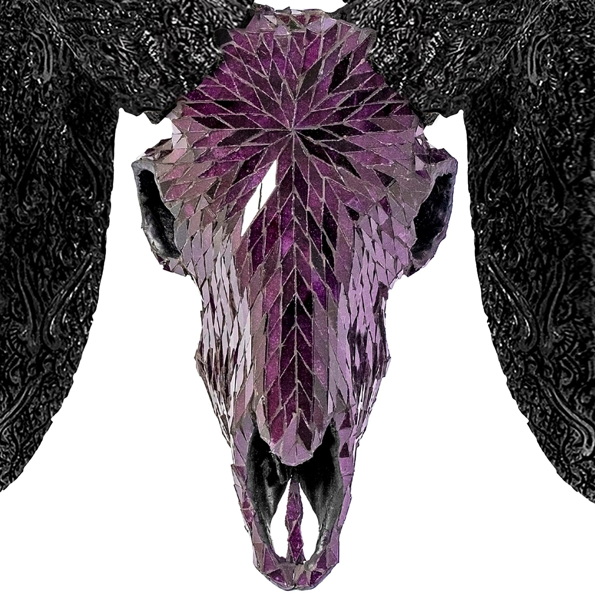 Ram Skull - Purple Mirror // Mosaic Finish
