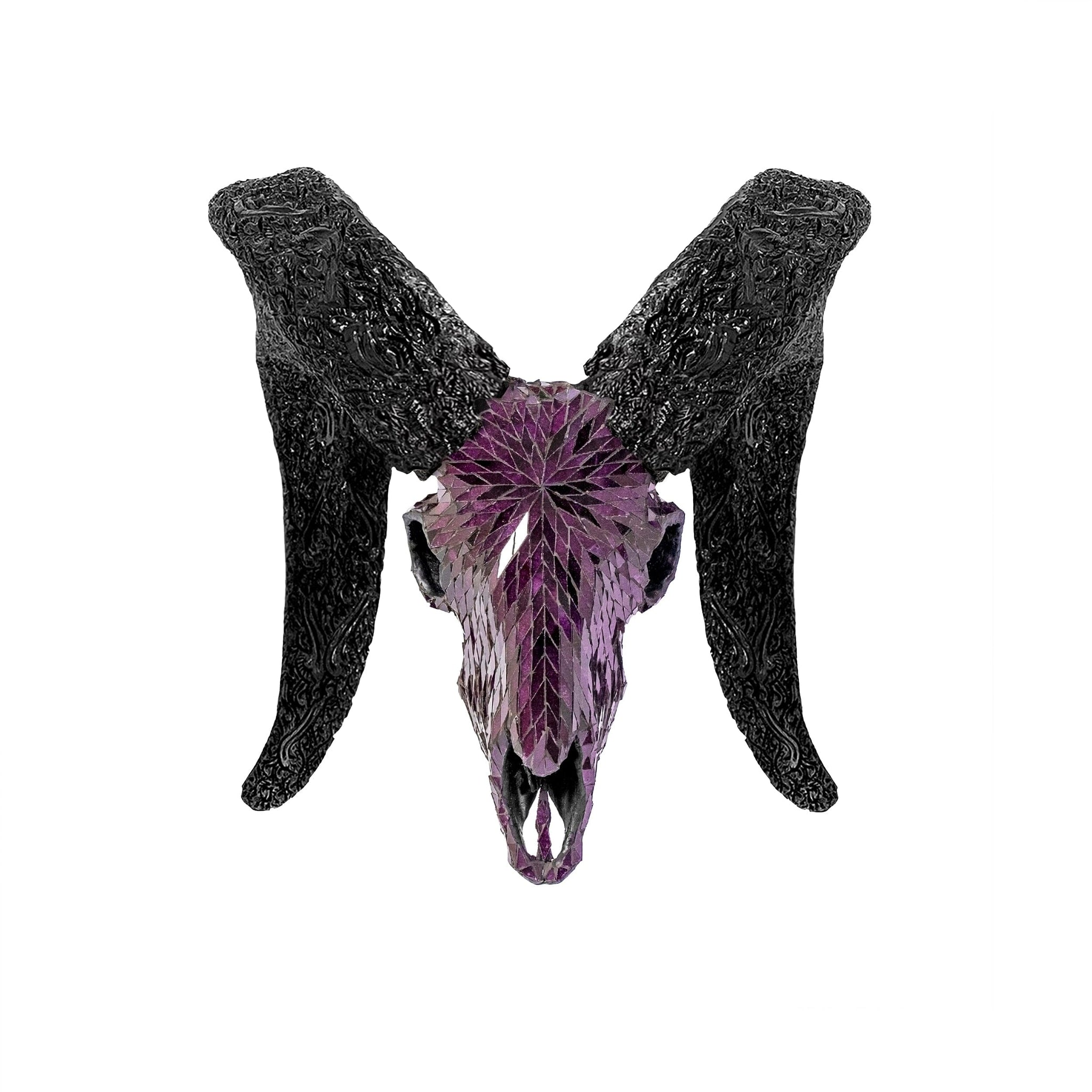 Ram Skull - Purple Mirror // Mosaic Finish