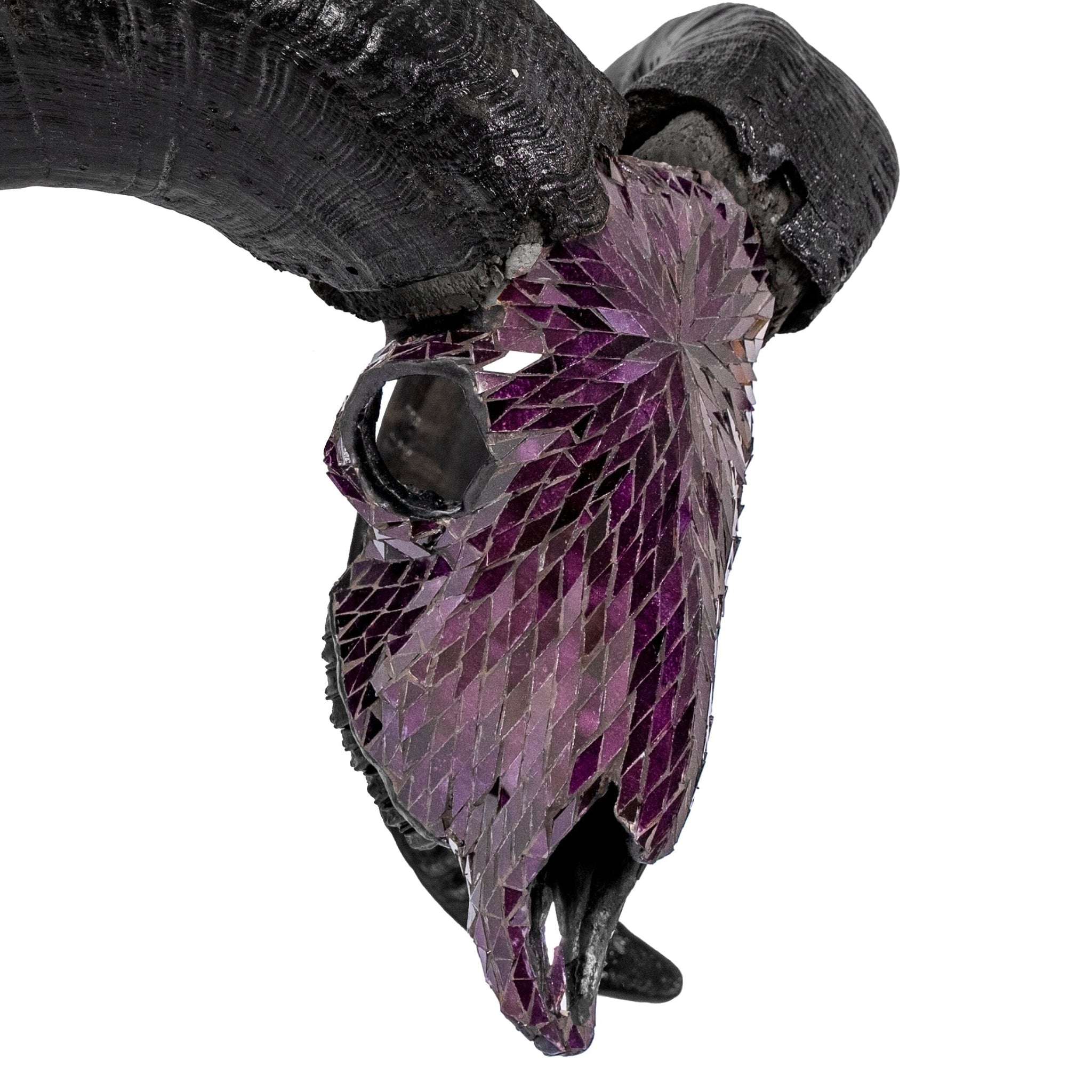 Ram Skull - Purple Mirror // Mosaic Finish