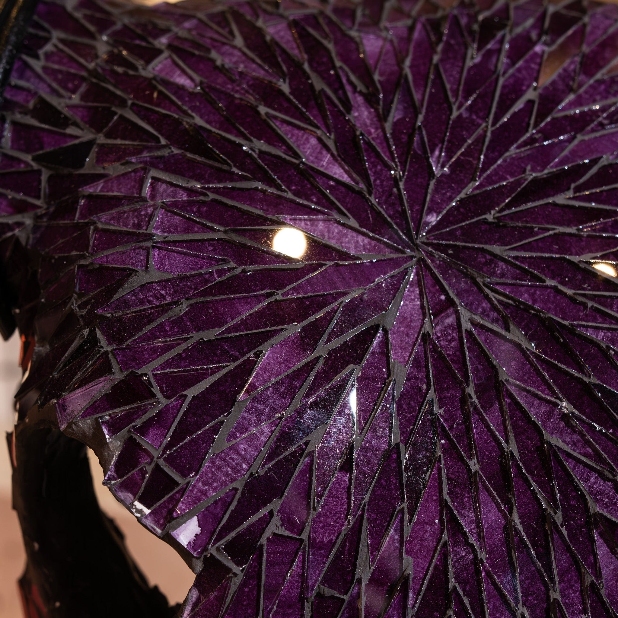 Cow Skull - Purple Mirror // Mosaic Finish