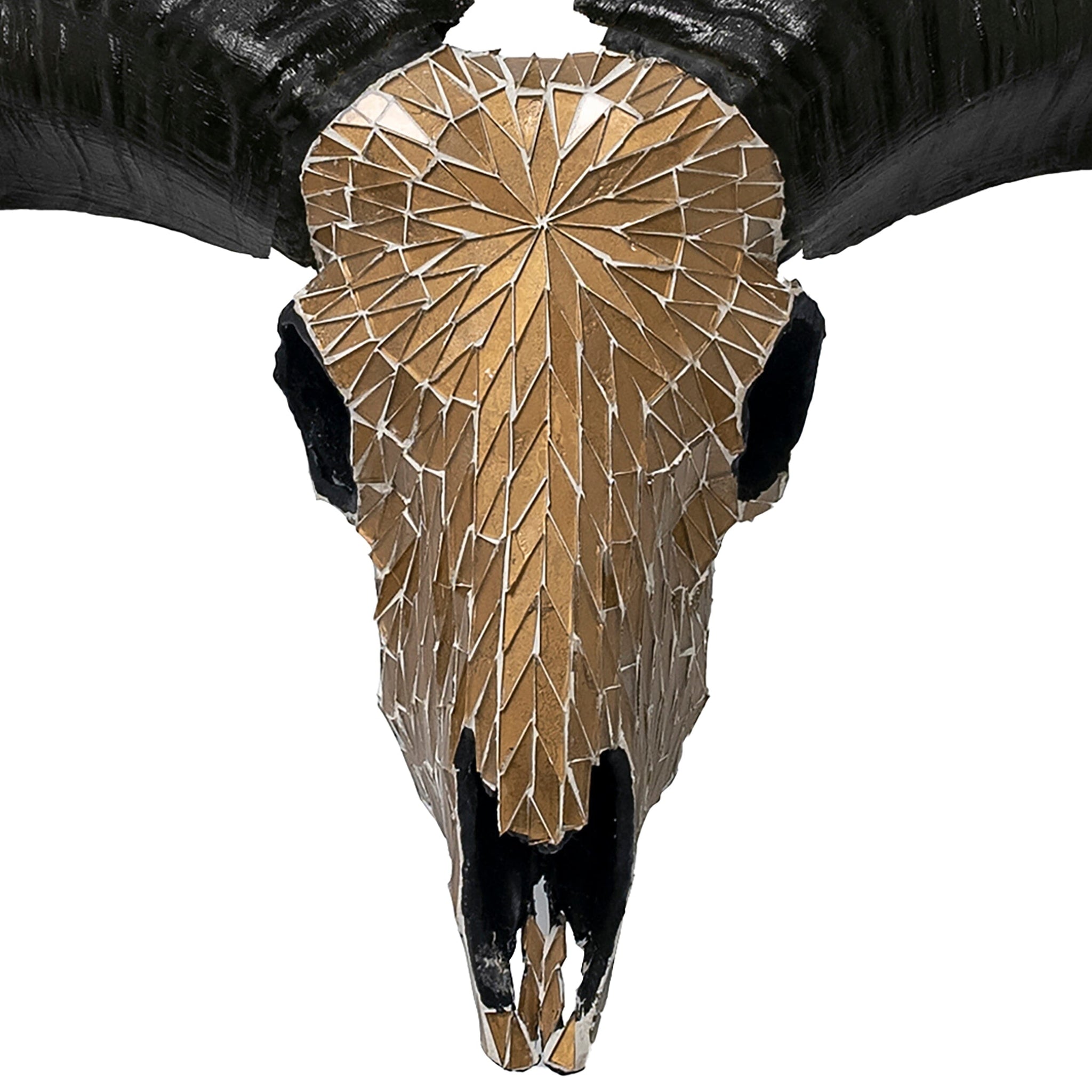 Ram Skull - Mocha Mirror // Mosaic Finish