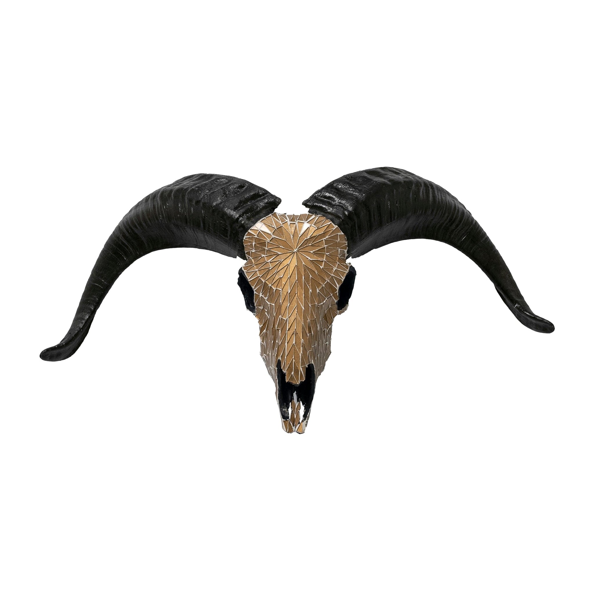 Ram Skull - Mocha Mirror // Mosaic Finish