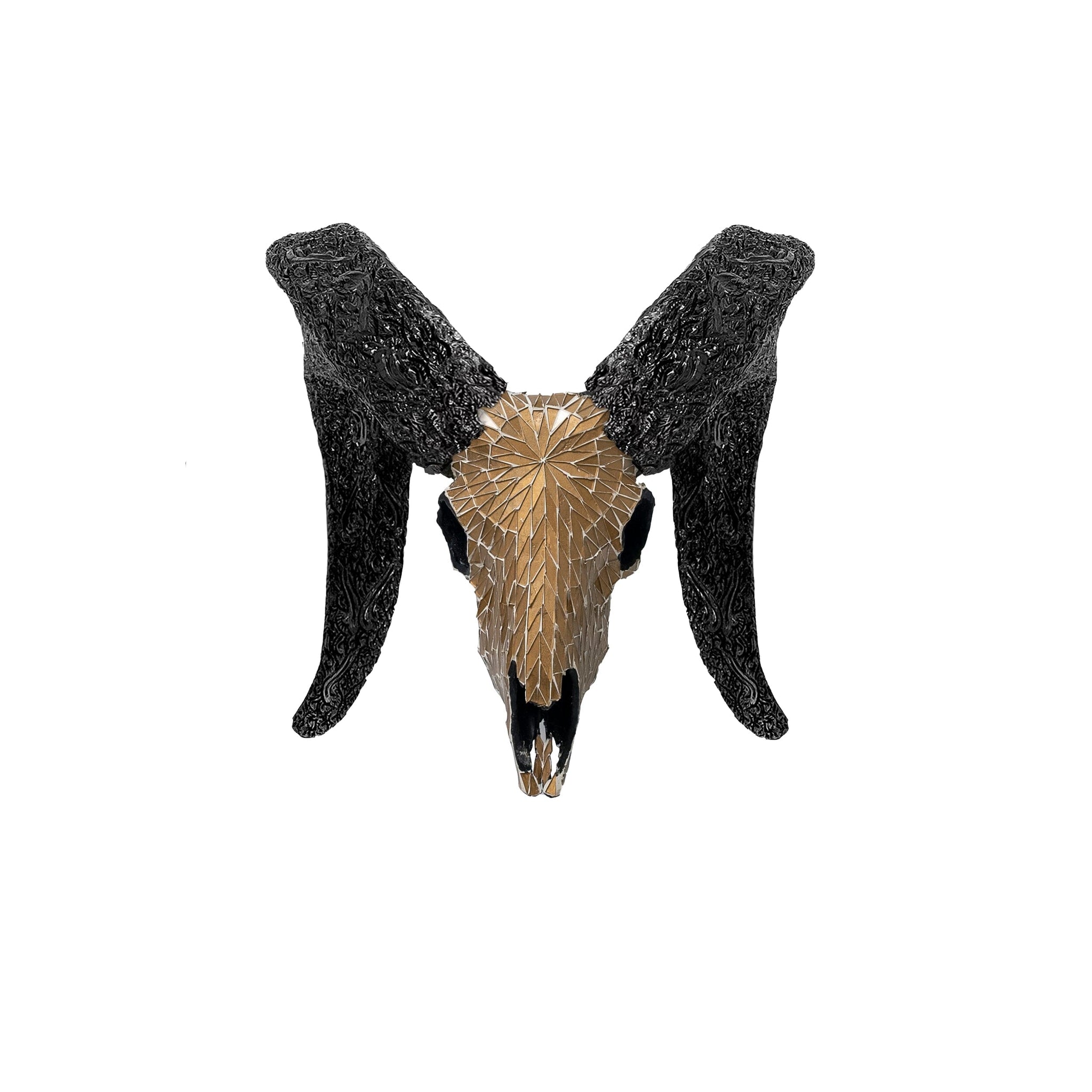 Ram Skull - Mocha Mirror // Mosaic Finish