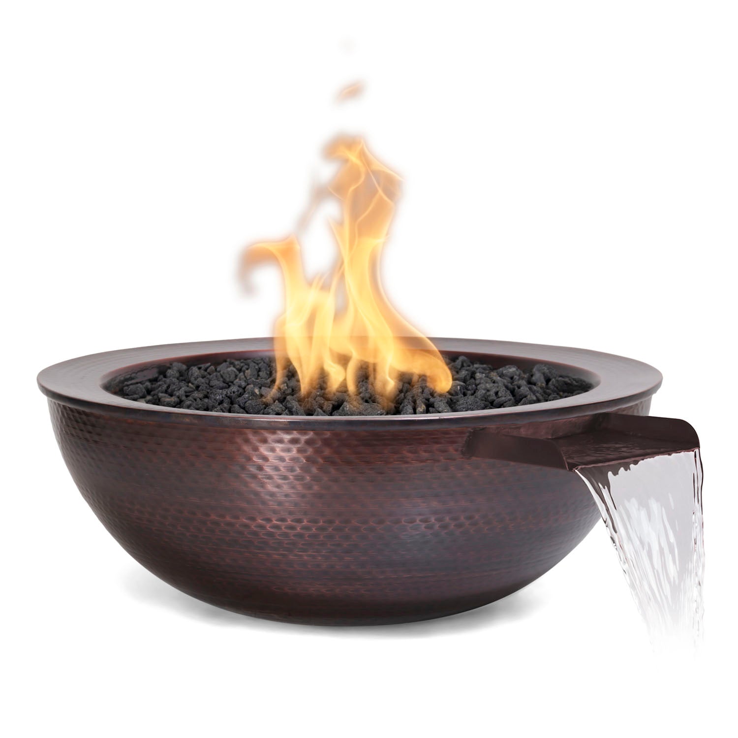 Sedona Fire & Water Bowl - Hammered Copper