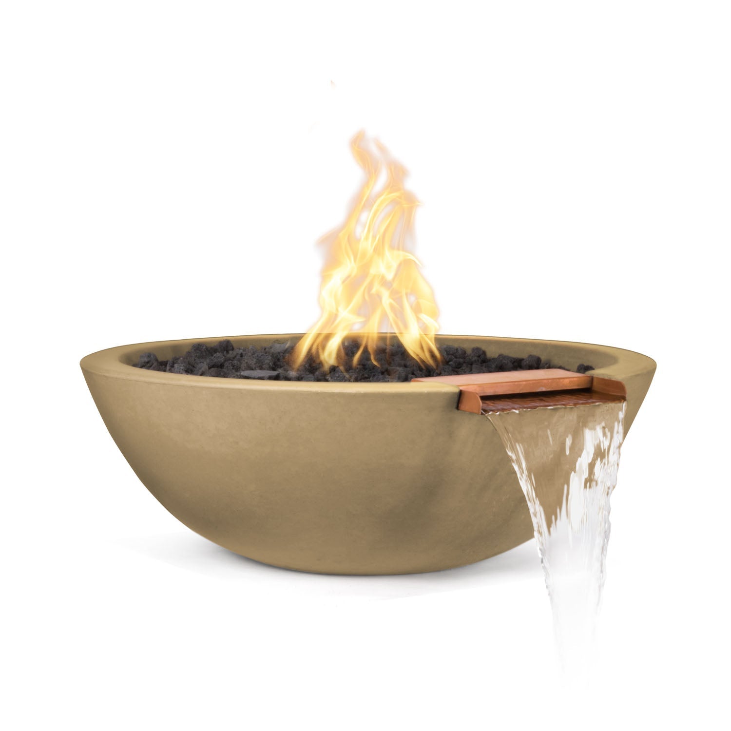 Sedona Fire & Water Bowl - GFRC Concrete - 33"