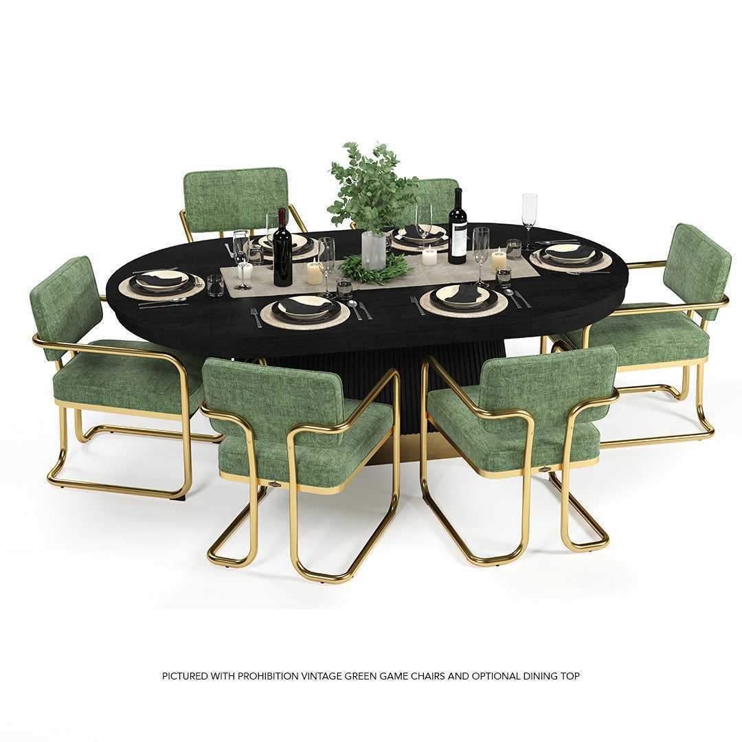 PRO84TXDIN - Dining Top for Prohibition Texas Hold'em Poker Table