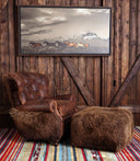 Yellowstone Buffalo Ottoman - 26" x 24"
