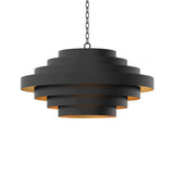 Nordic Black Chandelier Large