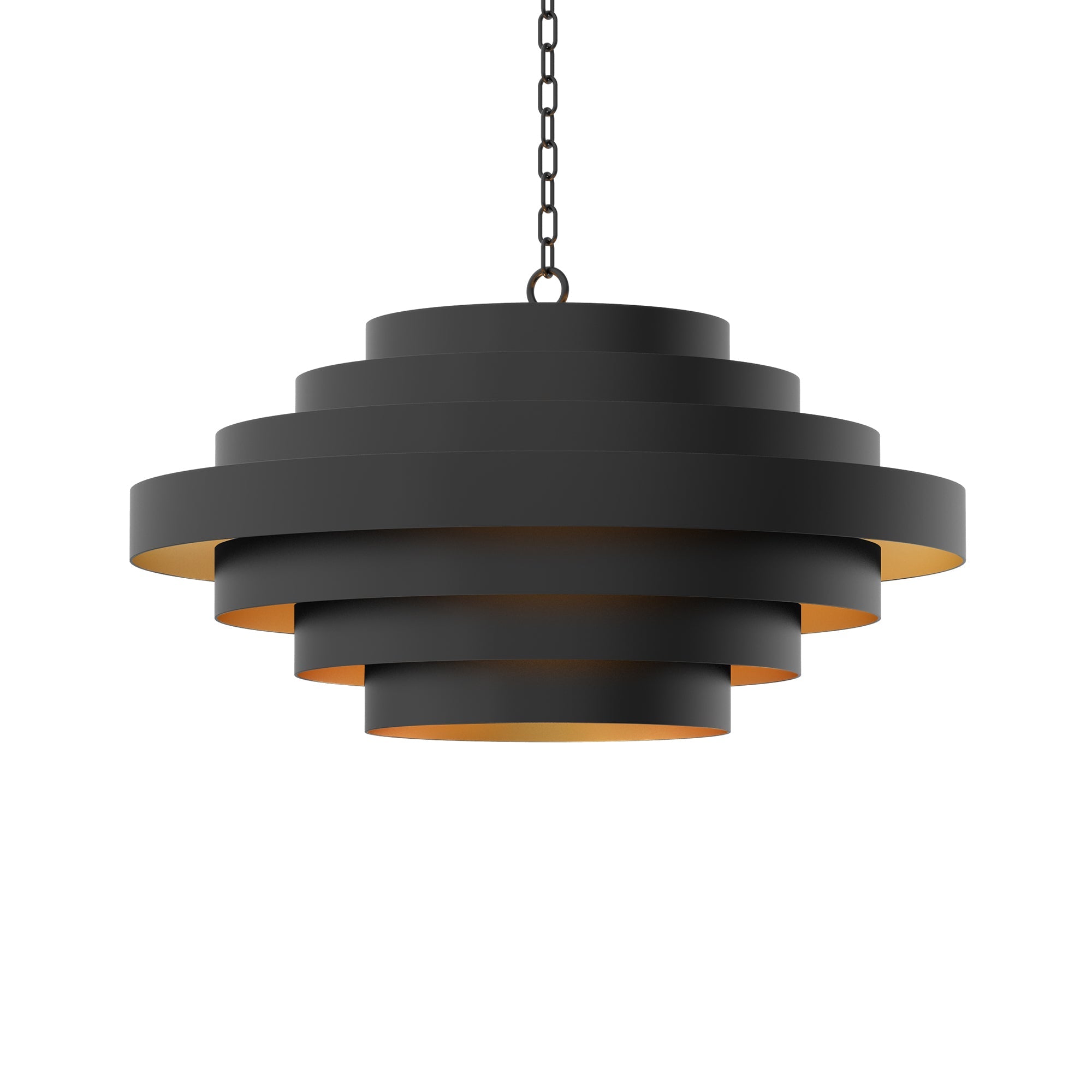 Nordic Black Chandelier Large