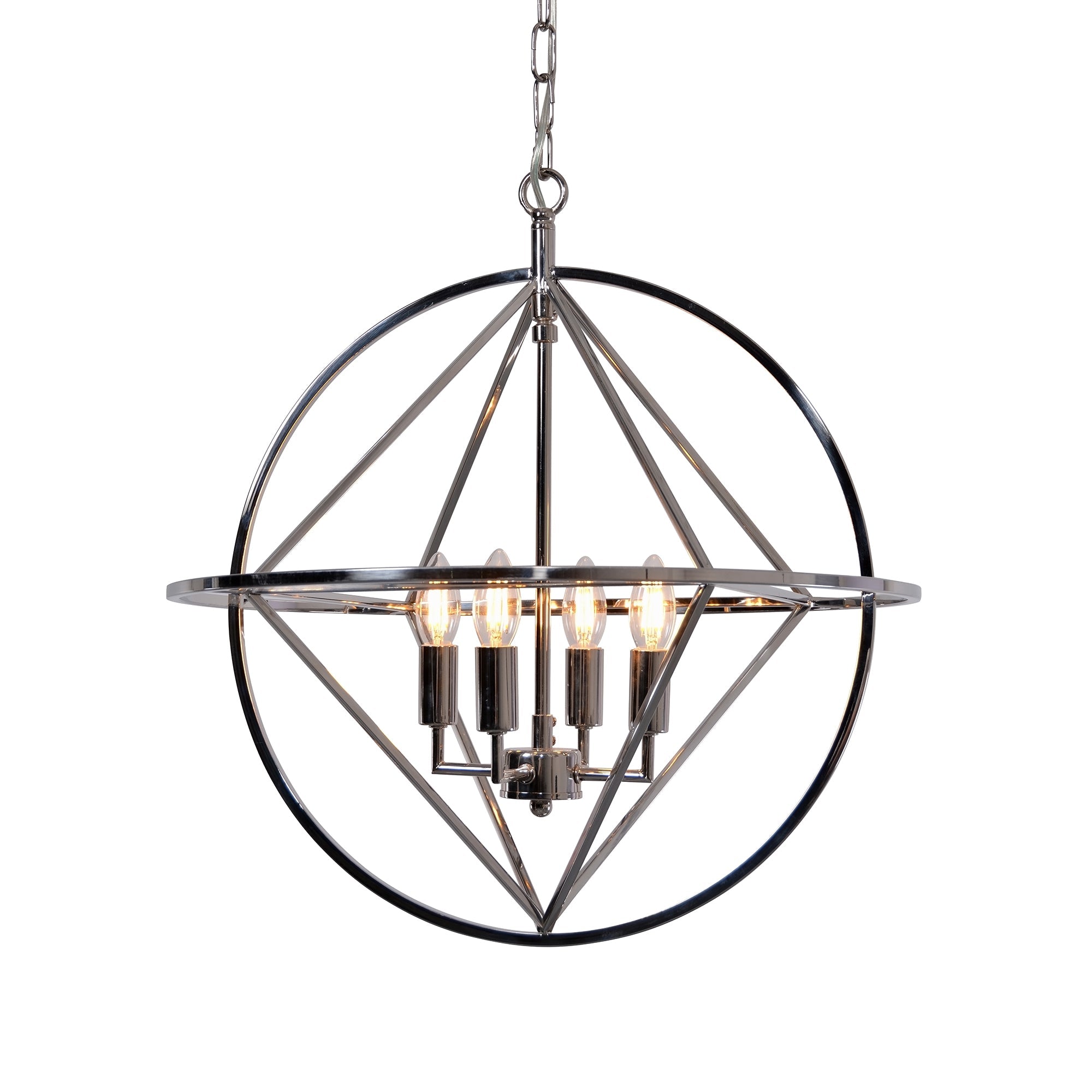Geometric Metal Pendant Light