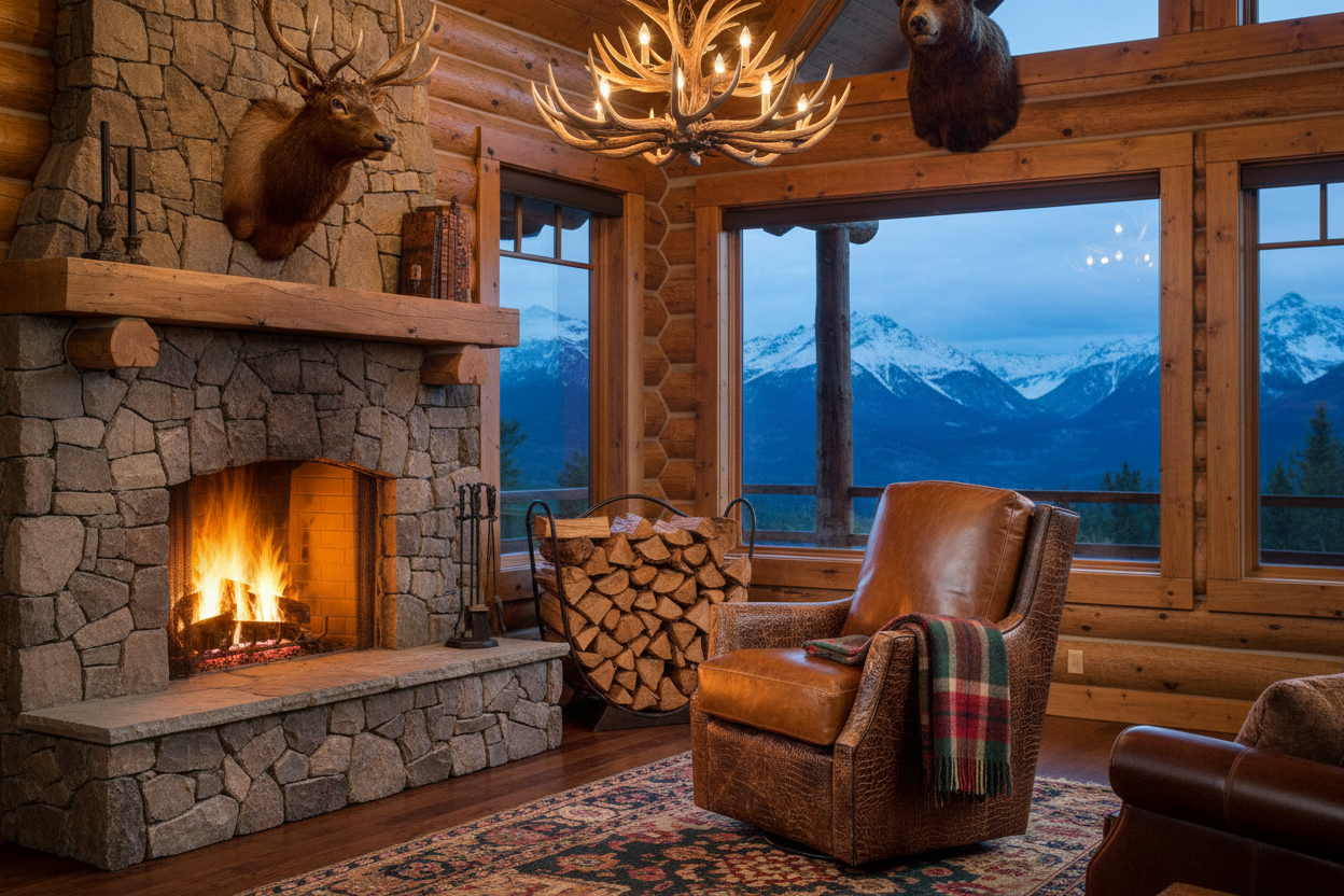 Bonham Swivel Glider - Mountain Lodge