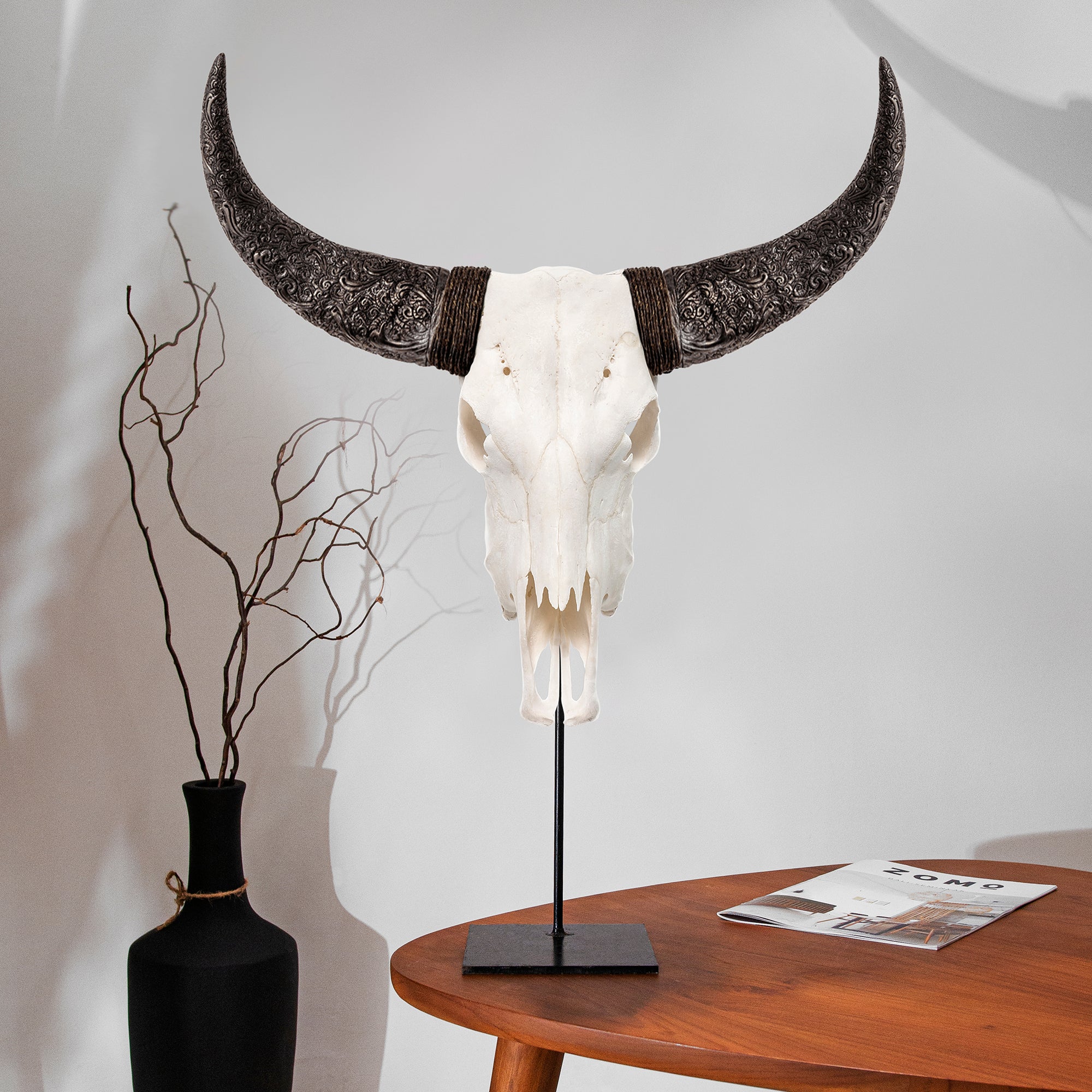 Cow Skull - White Storm