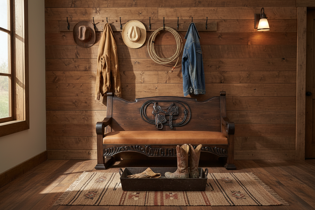 Cowgirl Bench - Entryway