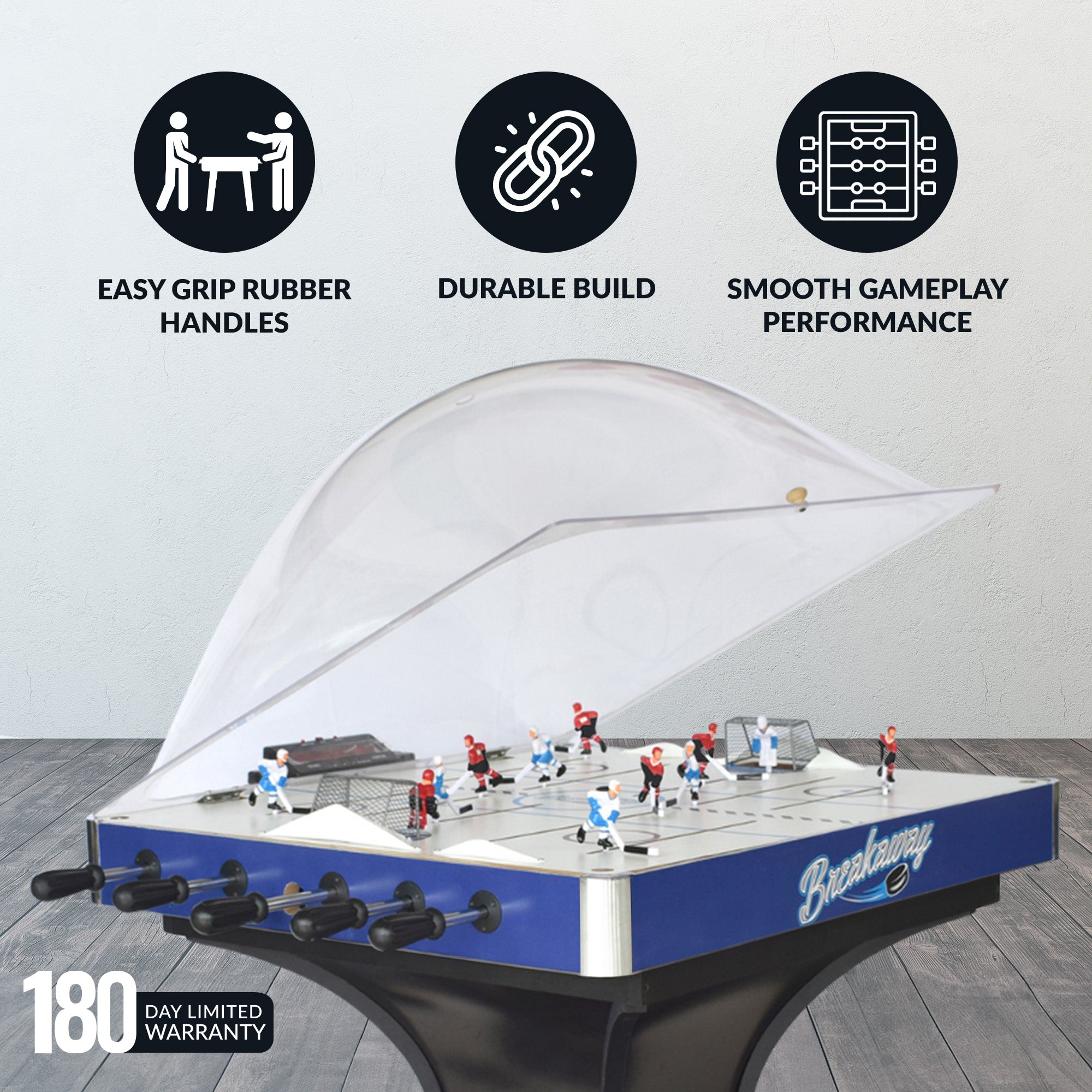 Breakaway 41-in Dome Hockey Table with LED Scoring - image 5