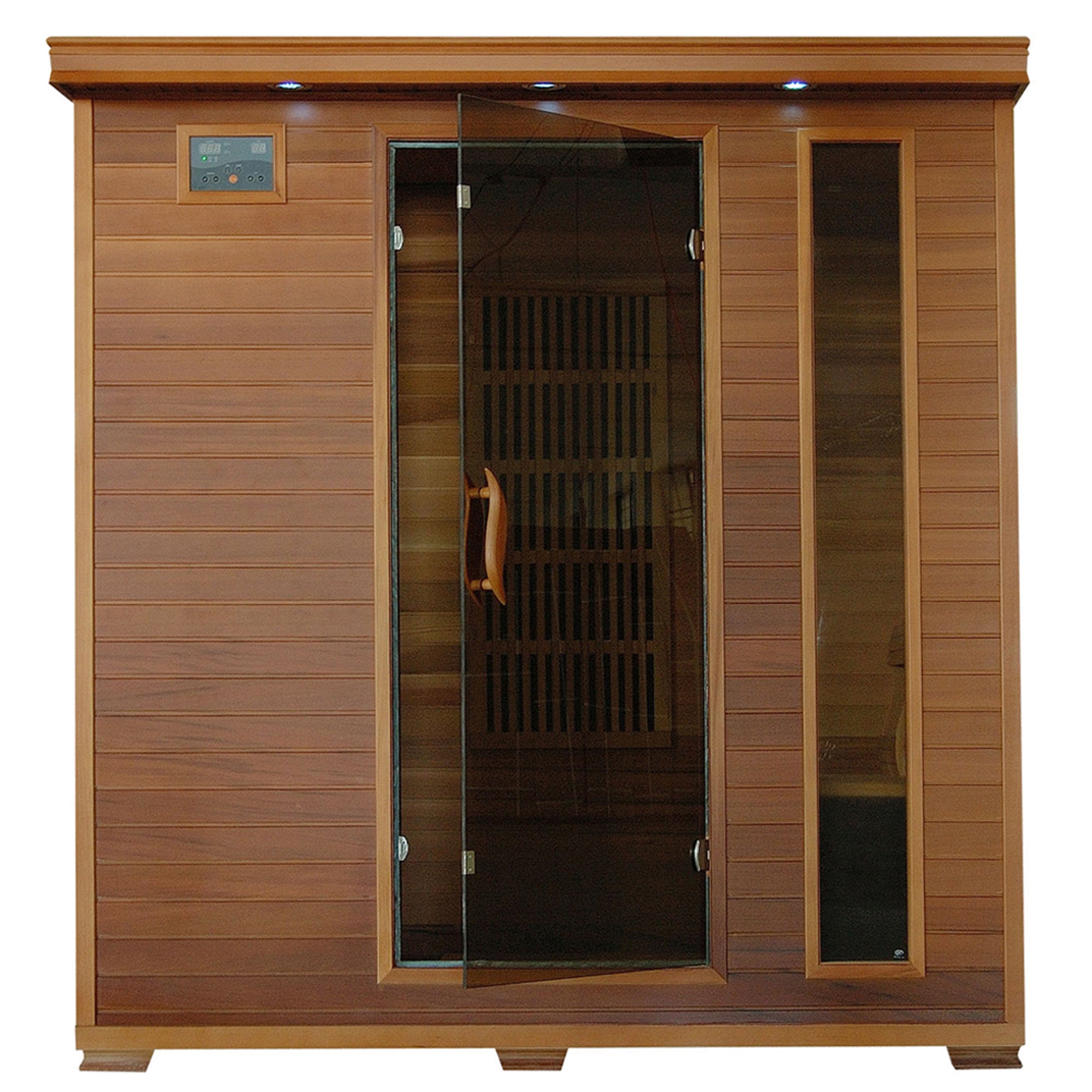 Klondike 4-Person Cedar Infrared Sauna with 9 Heaters
