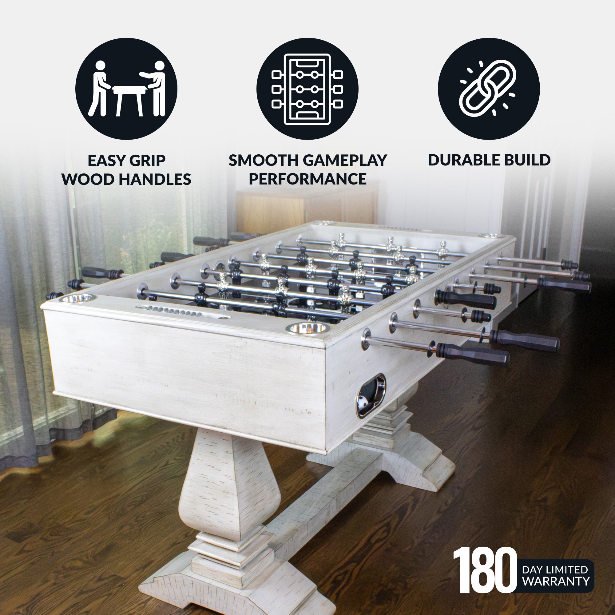 Montecito 55-in Foosball Table - Driftwood - image 5