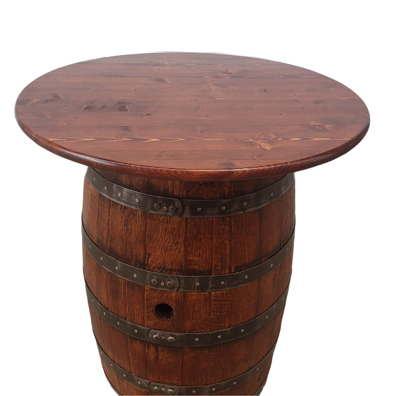 Bourbon or Wine Barrel Table - 36"