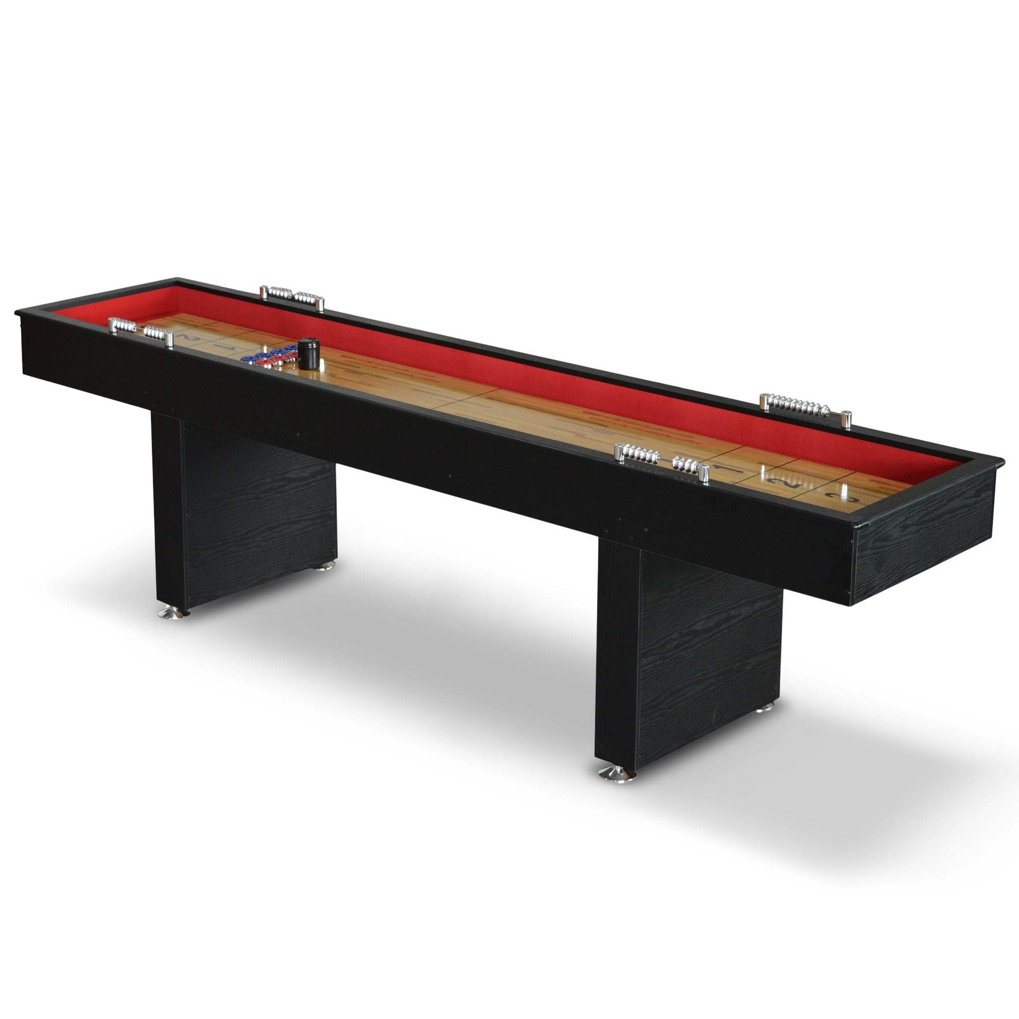 Avenger 9-ft Shuffleboard Table - Black Finish – The Luxe Cave