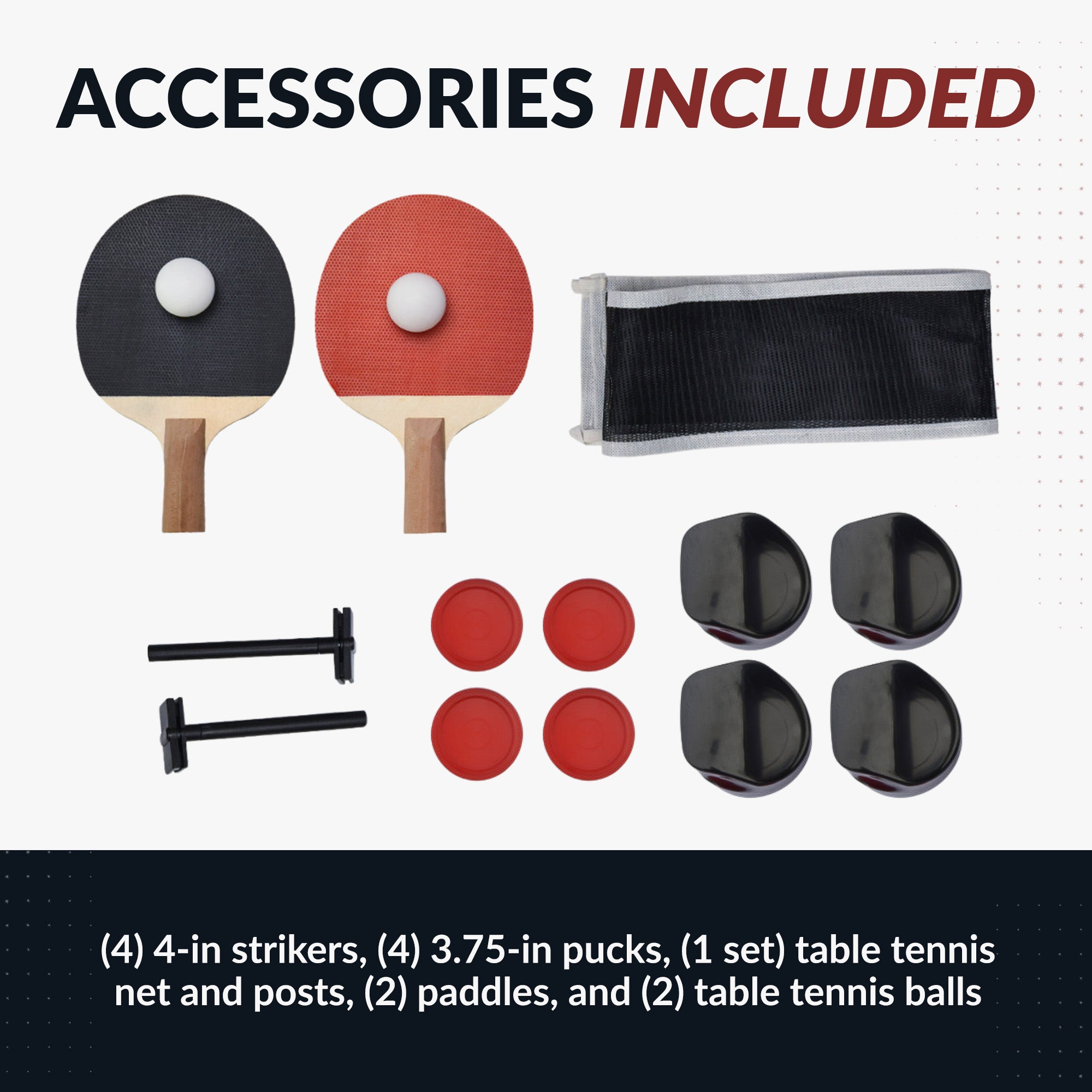Sherwood 7-ft Air Hockey Table Combo Set with Benches - image 7