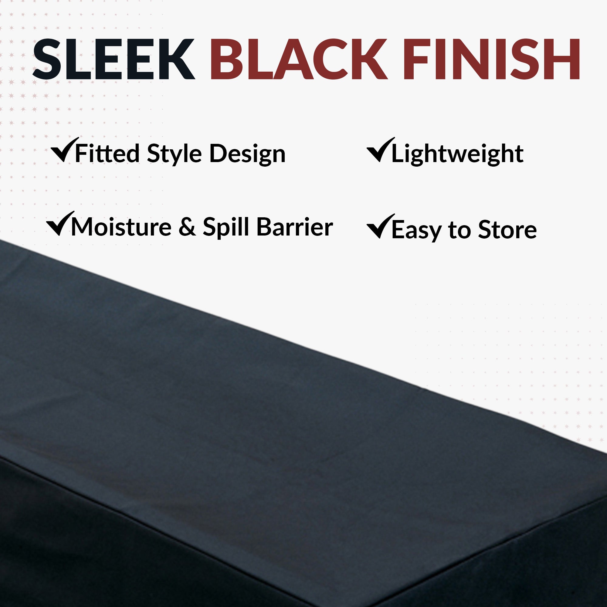 9-ft Shuffleboard Table Cover - Black - image 7