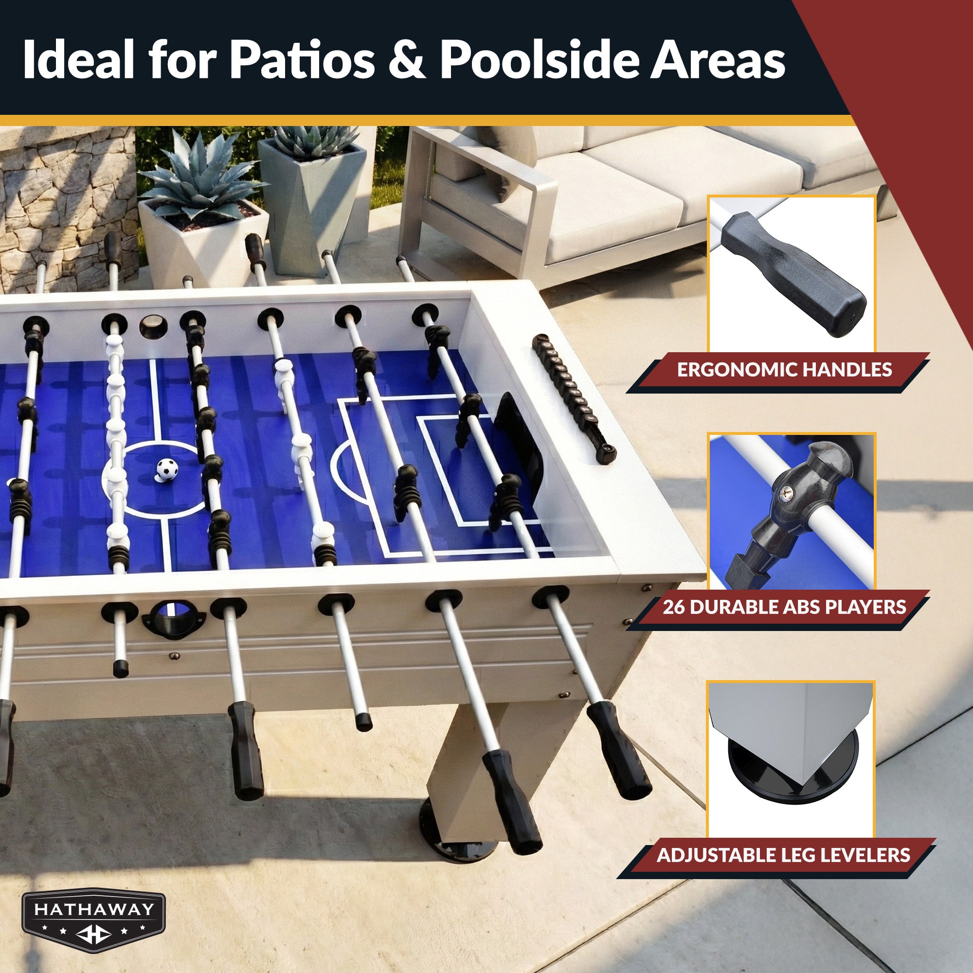 Highlander 55-in Outdoor Foosball Table - image 5