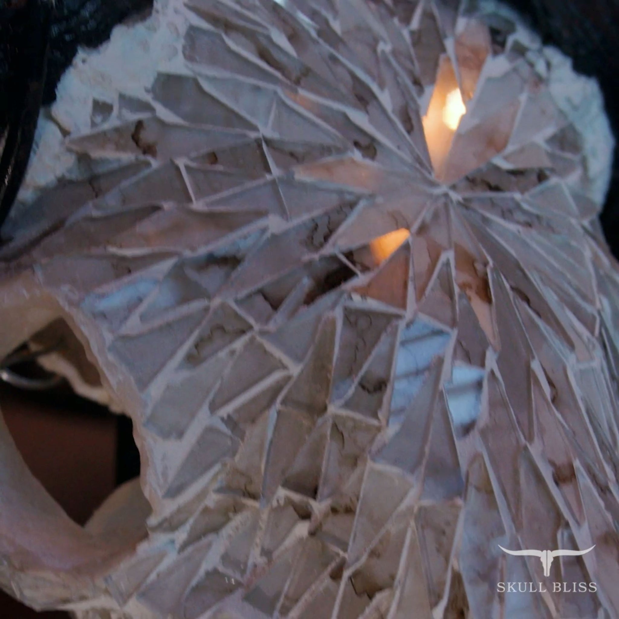 Ram Skull - Beige Mirror // Mosaic Finish