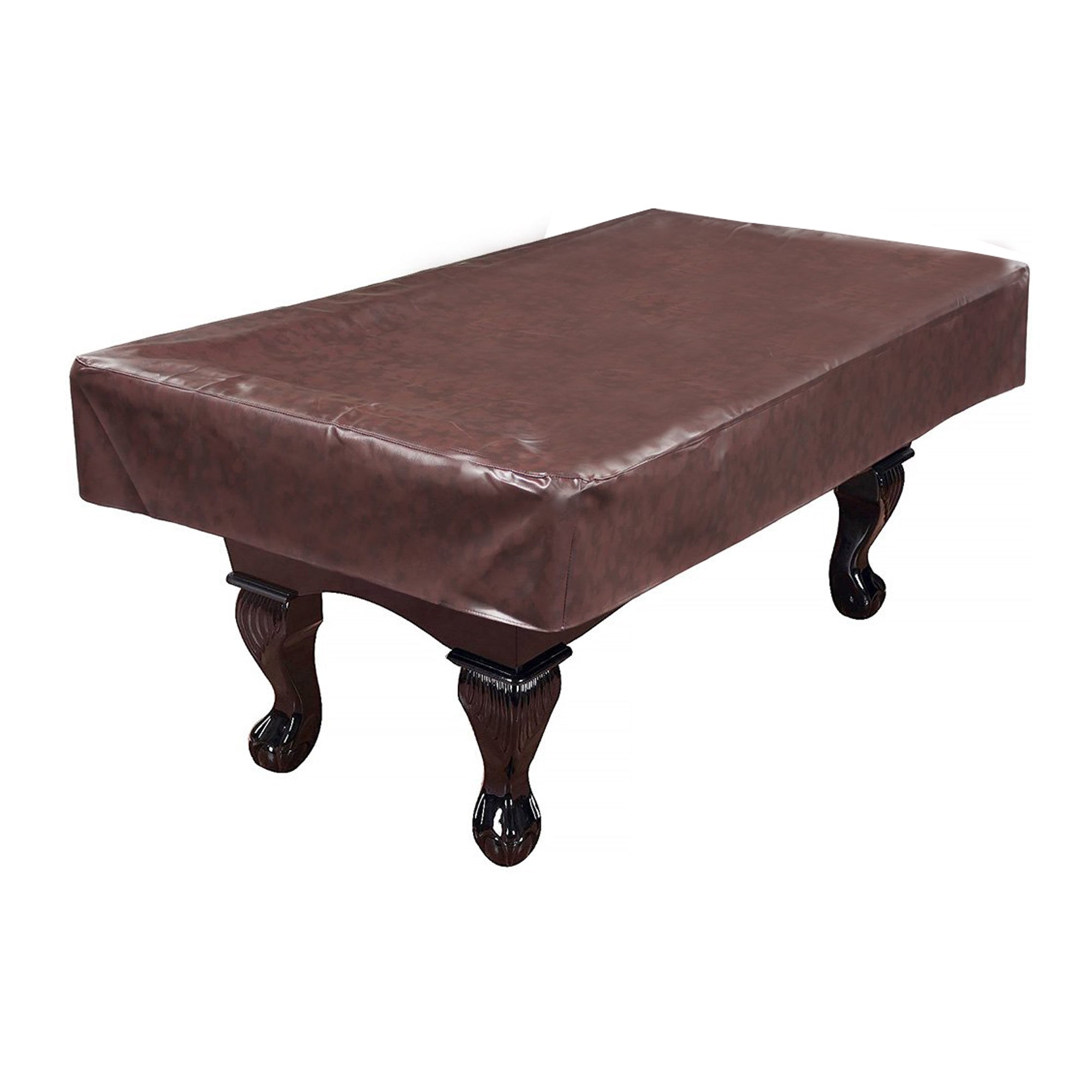 8-ft Billiard Table Cover - Fitted - Brown