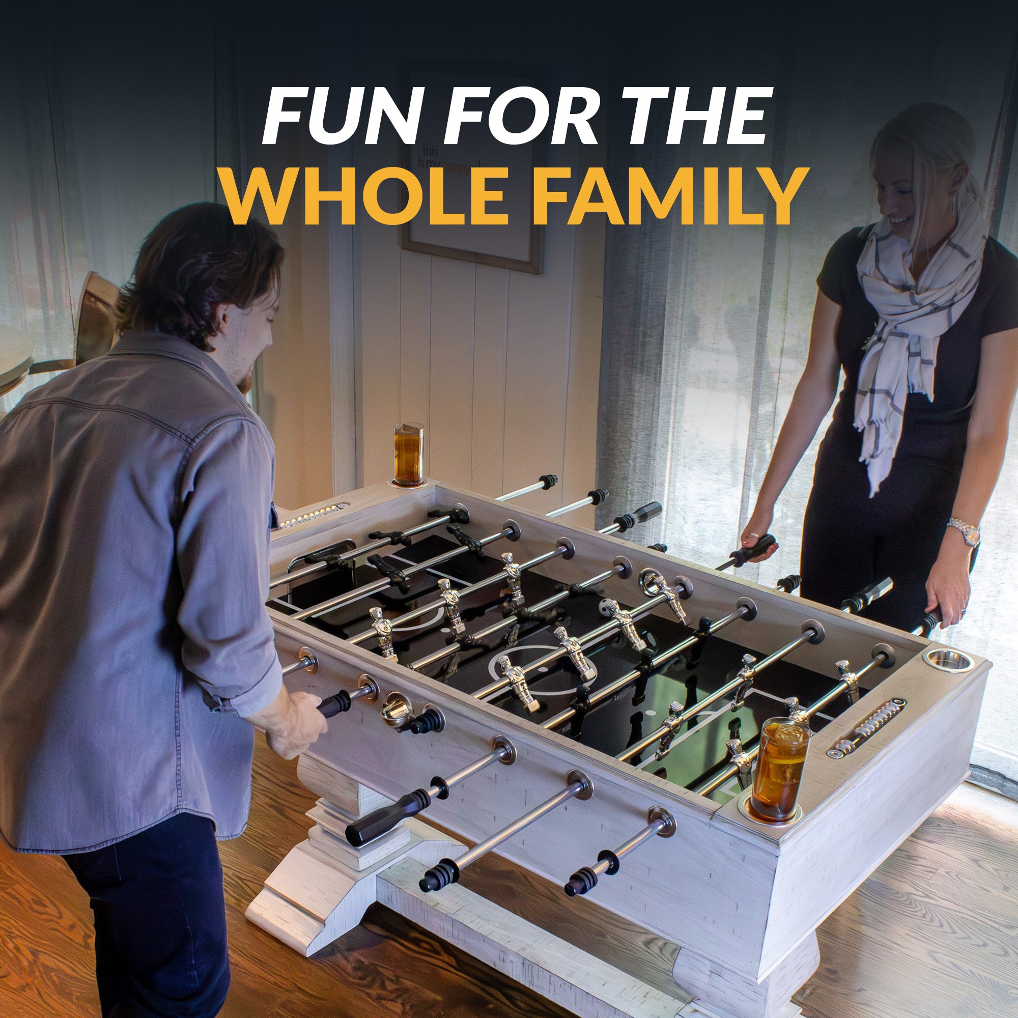 Montecito 55-in Foosball Table - Driftwood - image 8