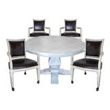 Montecito Dining and Poker Table Set - Driftwood
