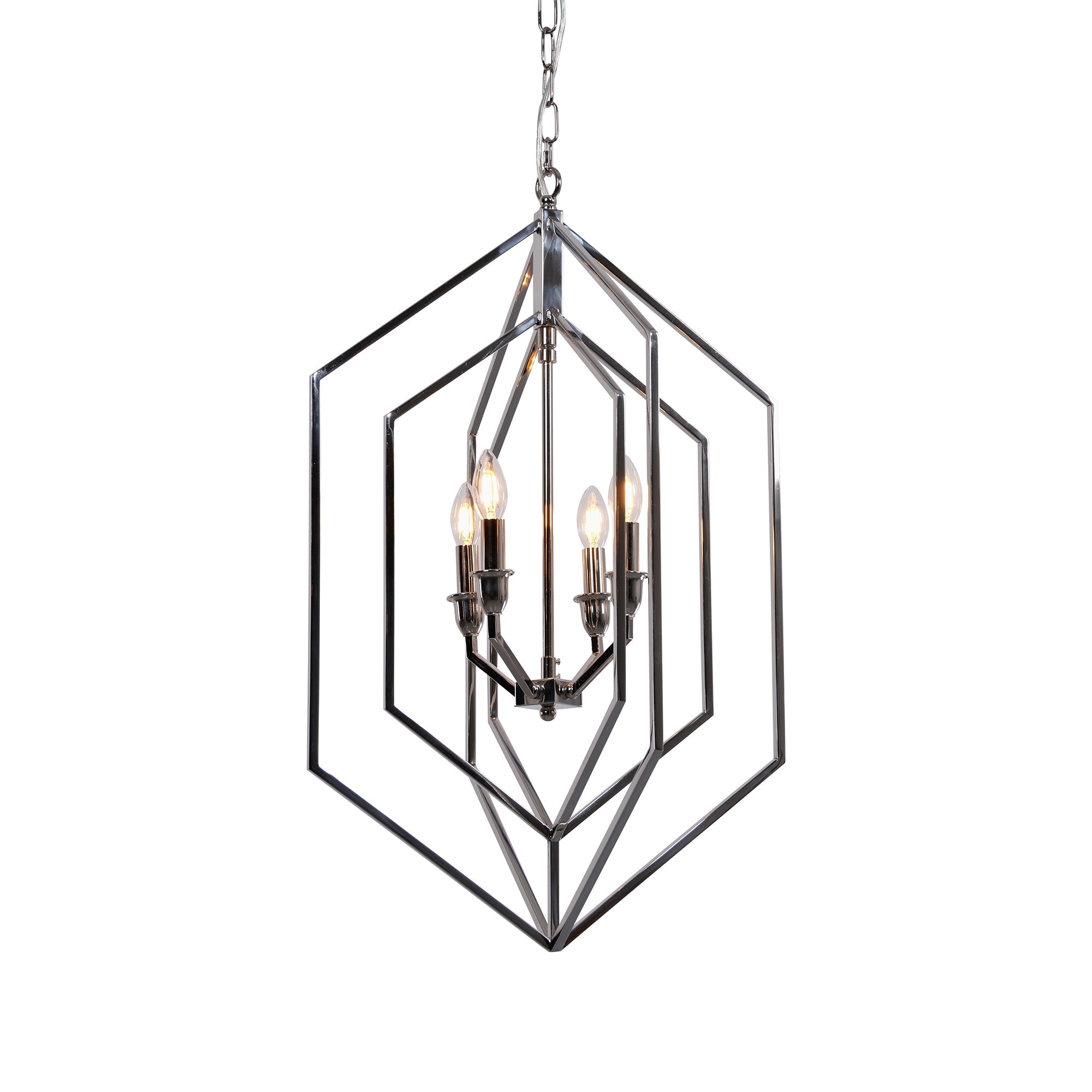 Geometric Metal Pendant Light